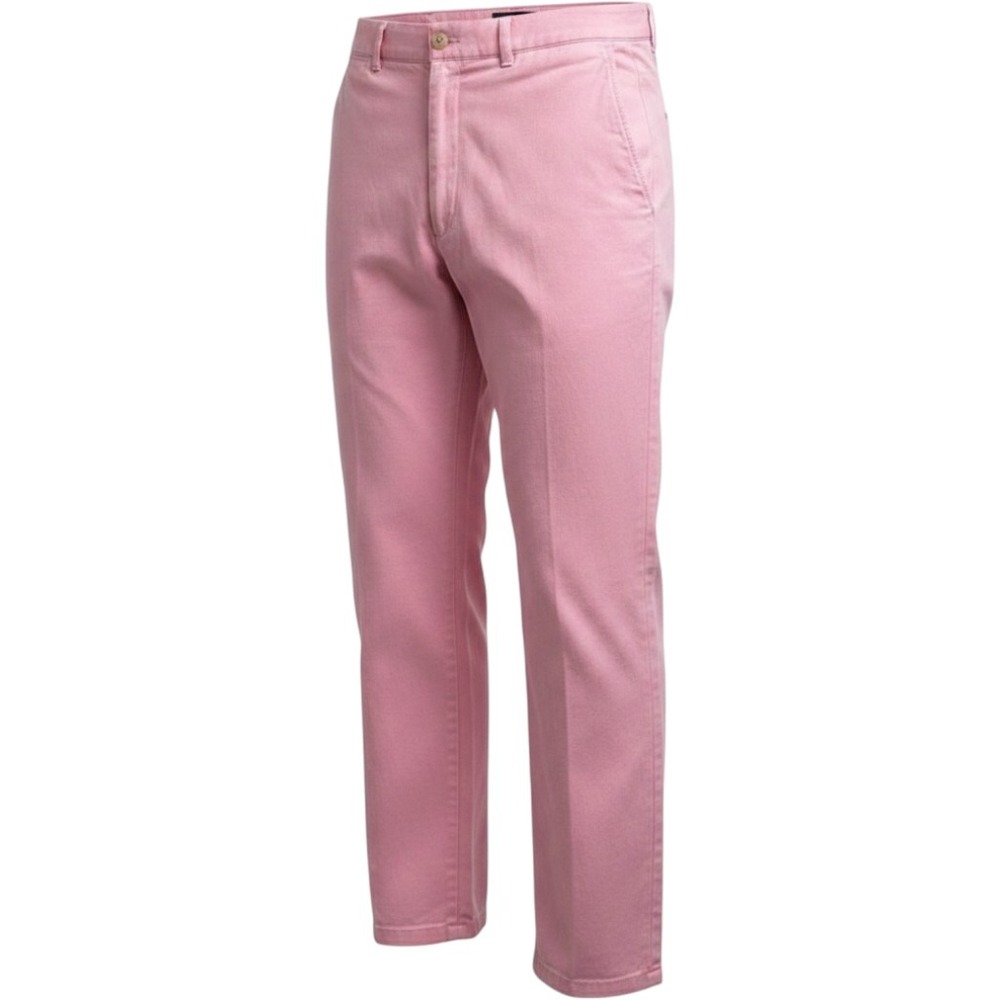 Polo Ralph Lauren Chino Pants Mens 36x32 Pink Cotton Straight Flat Front Coastal